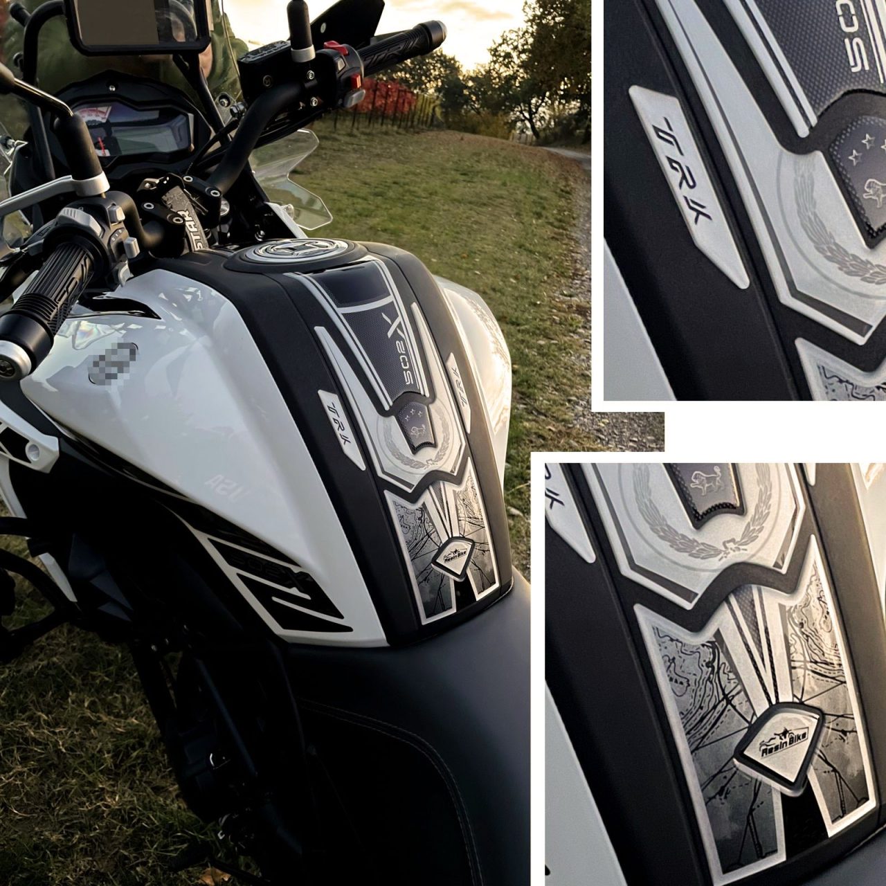 Motorcycle Stickers 3D compatible with Benelli TRK 502 X 2020-2022 Tank Pad - Image 5