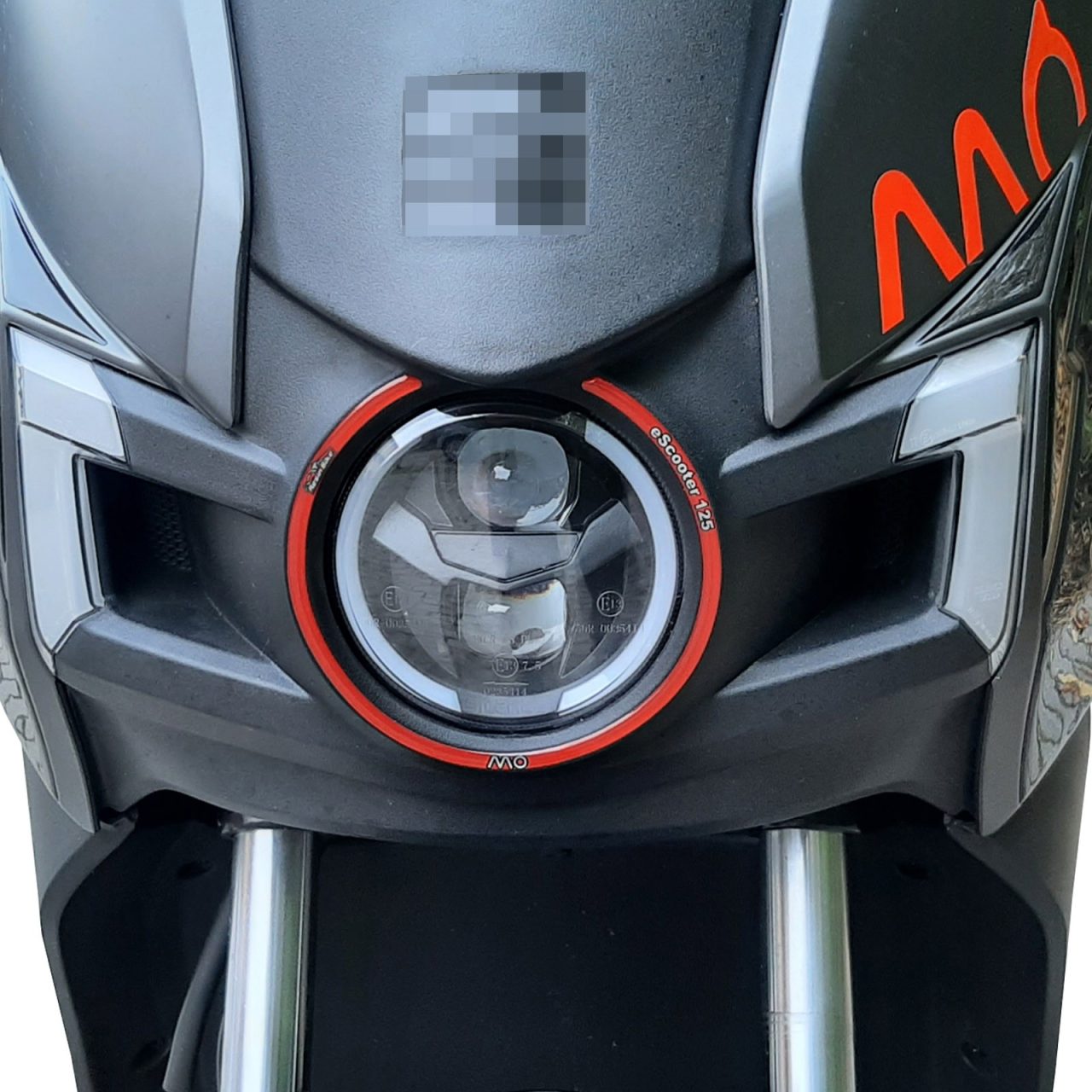 Motorcycle Stickers 3D compatible with SEAT MO 125 2021 Headlamp