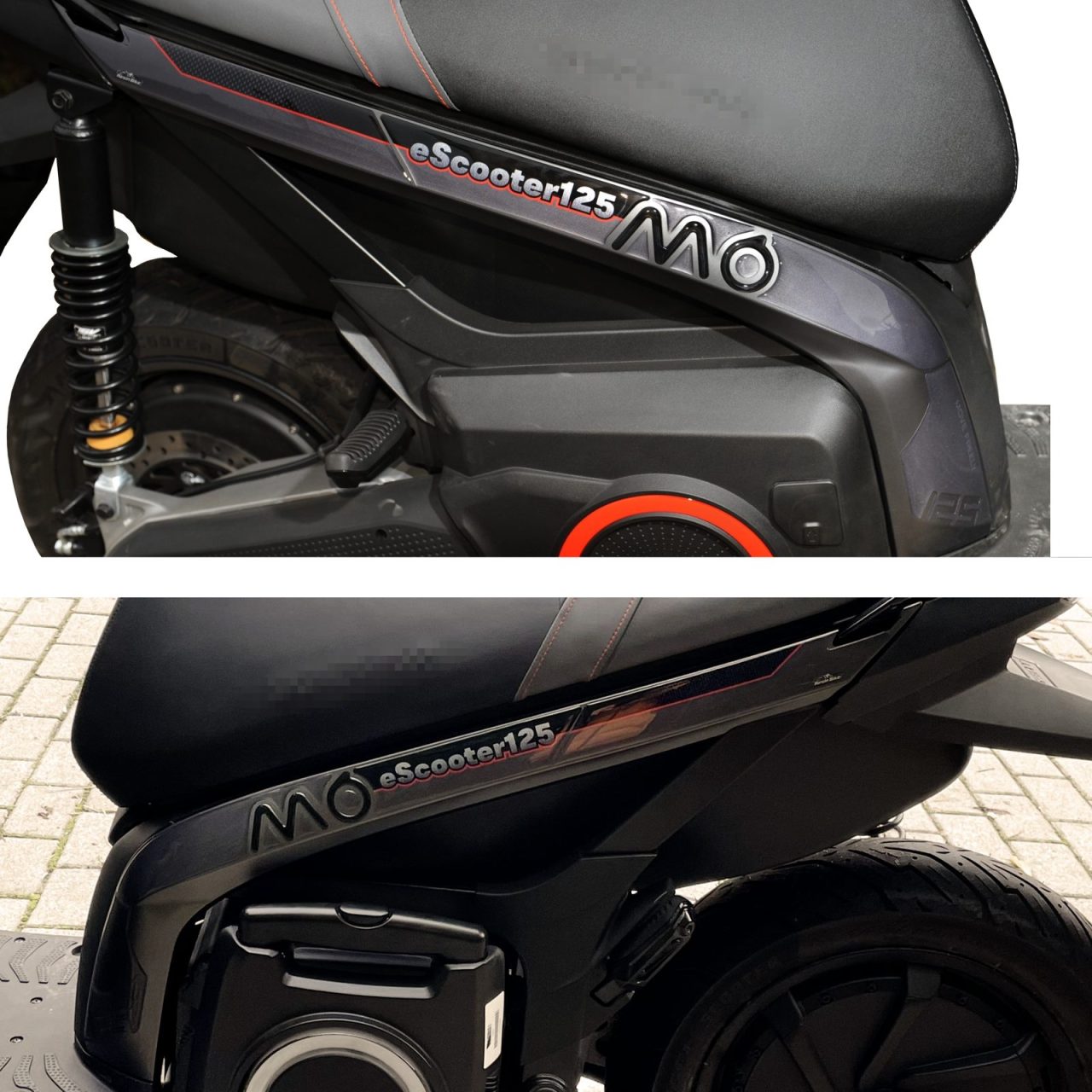 Autocollant Moto compatibles avec SEAT MO 125 2021 Latérales de Réservoir