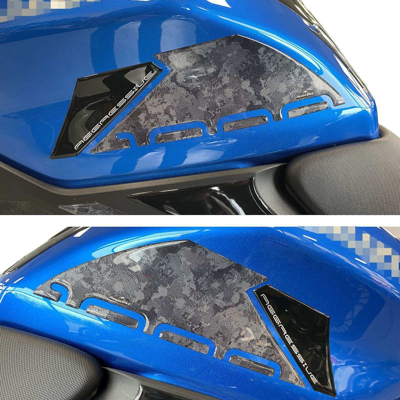 Motorcycle Stickers 3D compatible with Suzuki Gsx-s 1000 2021-2024 Tank Side