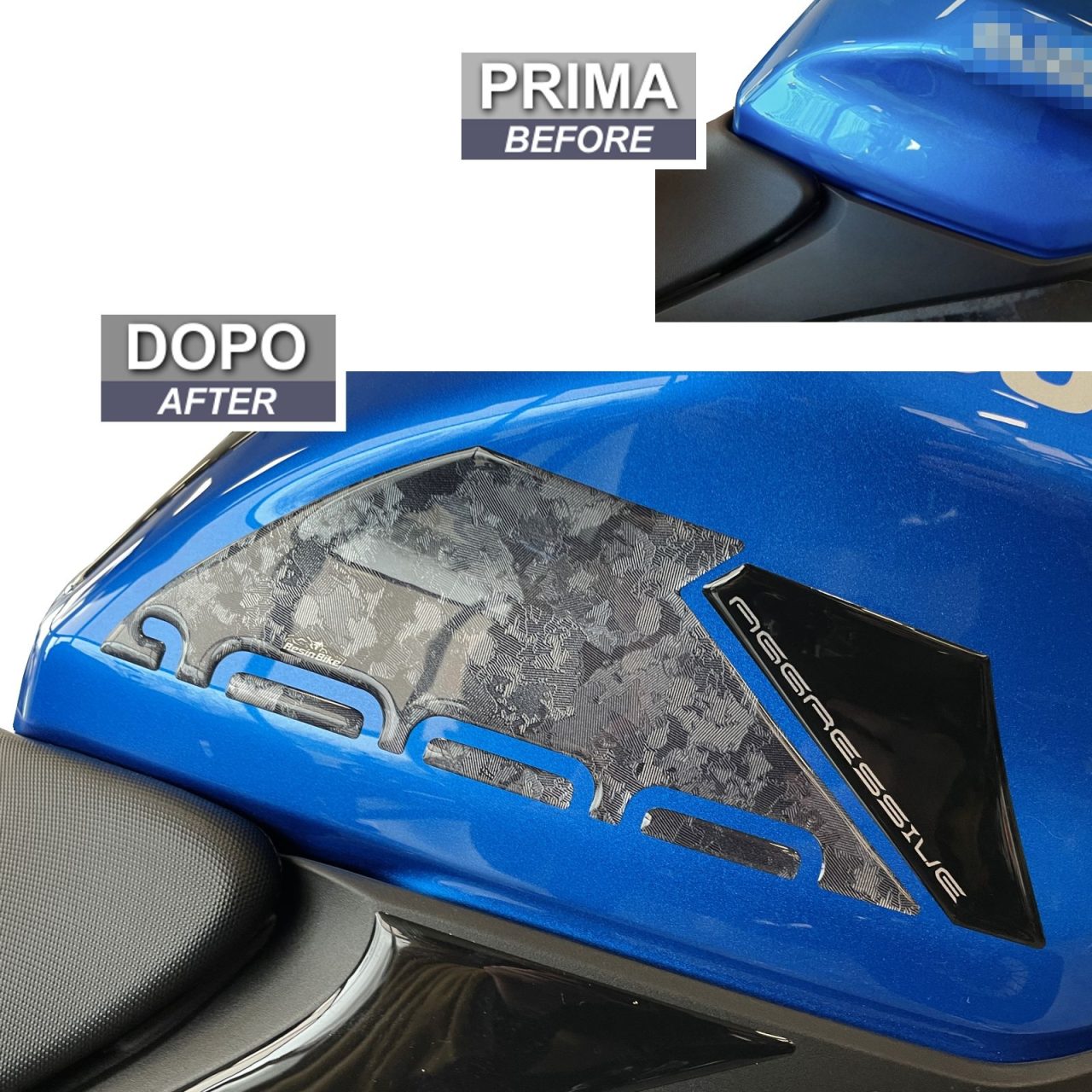 Motorcycle Stickers 3D compatible with Suzuki Gsx-s 1000 2021-2024 Tank Side - Image 3