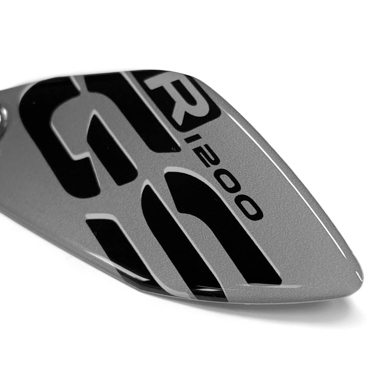 Keyring 3D compatible with BMW R1200GS Keyring - Grey - Image 3