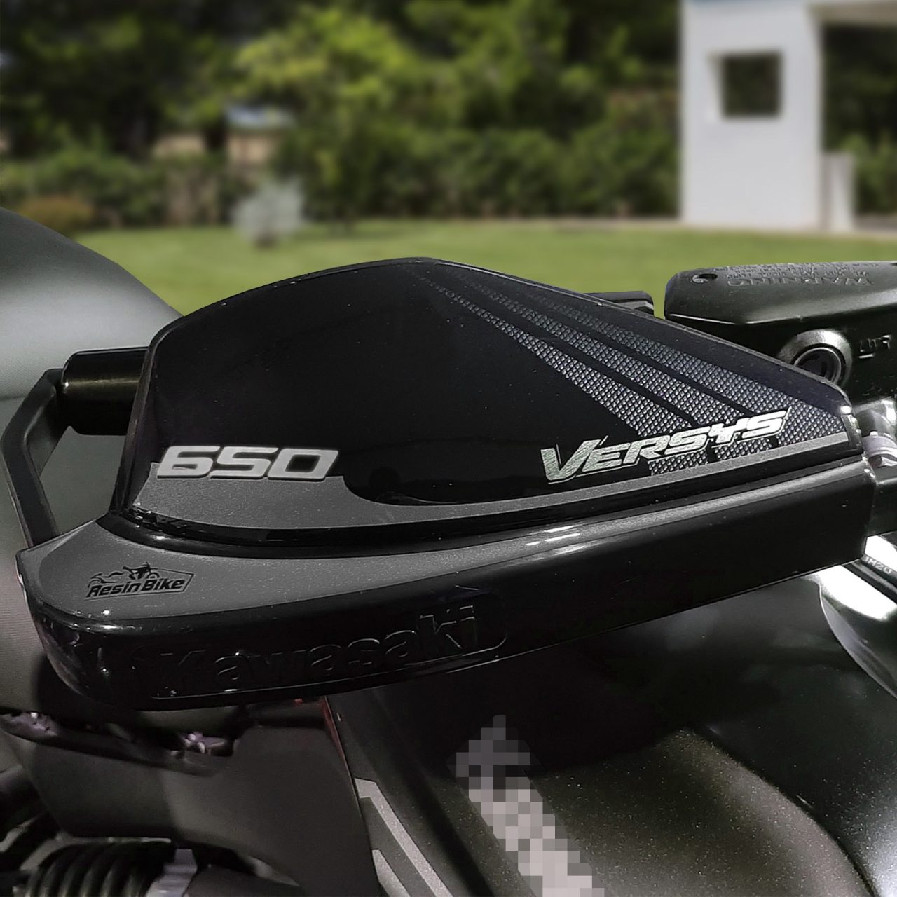 Autocollant 3D compatibles avec Kawasaki Versys 650 2017-2021 Protège-Mains