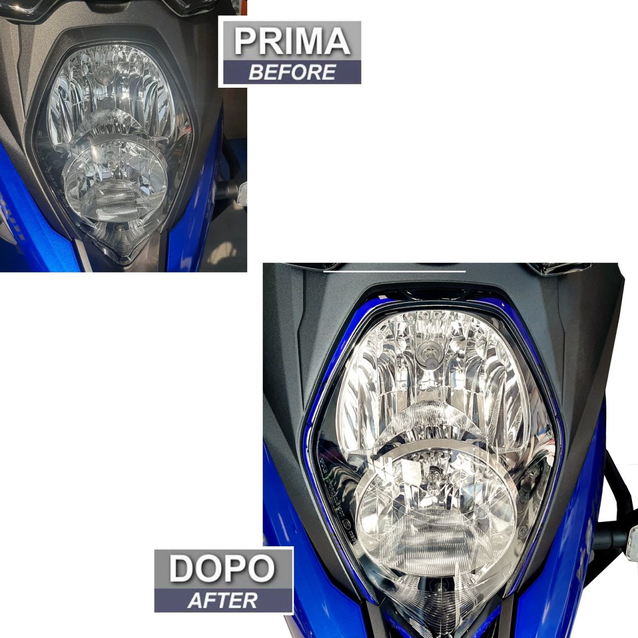 Adhesivos 3D de Moto compatibles con Suzuki V-strom 650 2017-2023 Azul Faros - Imagen 3