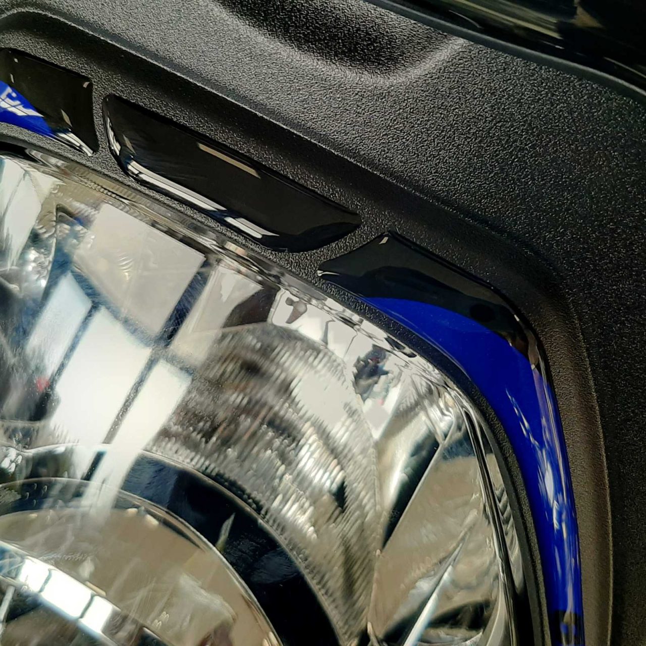 Adhesivos 3D de Moto compatibles con Suzuki V-strom 650 2017-2023 Azul Faros - Imagen 4