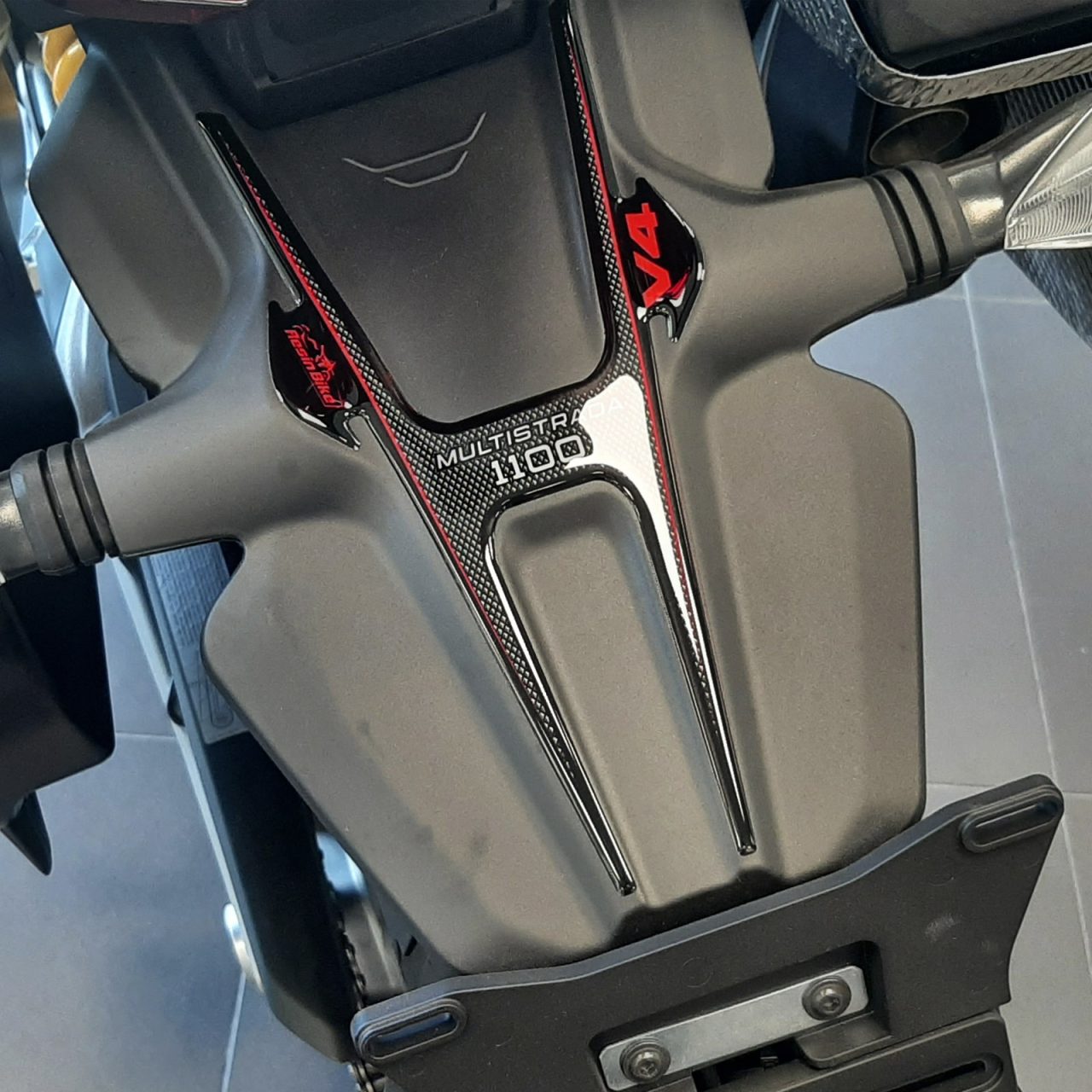 Adesivi 3D compatibili con Ducati Multistrada V4 2021-2023 Codino