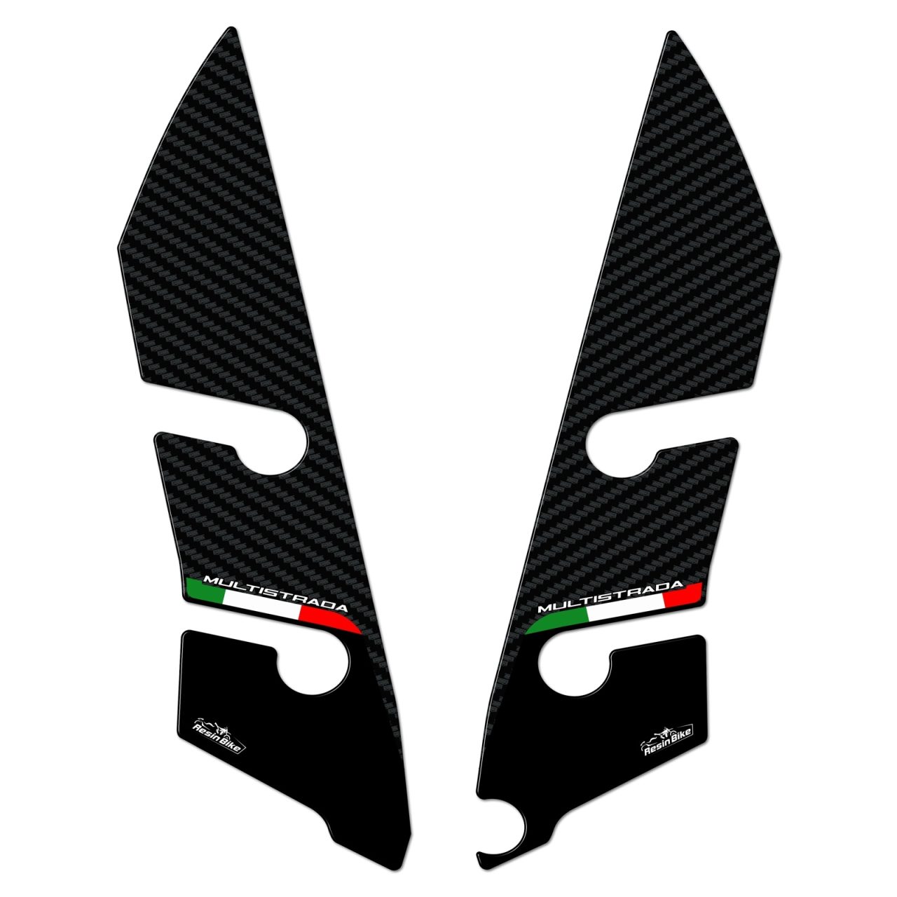 Stickers 3D compatible with Ducati Multistrada 950 V2-V2s 2022-2024 Side Plates - Image 2