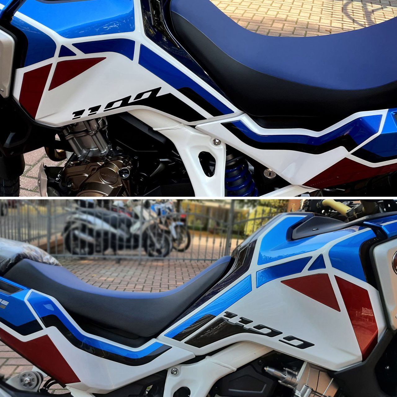 Adhesivos 3D compatibles con Honda 1100 Africa Twin Adventure Sports Laterales