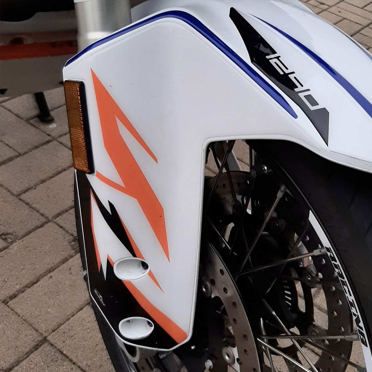 Adesivi 3D compatibili con KTM 1290 Super Adventure R 2021 Parasteli