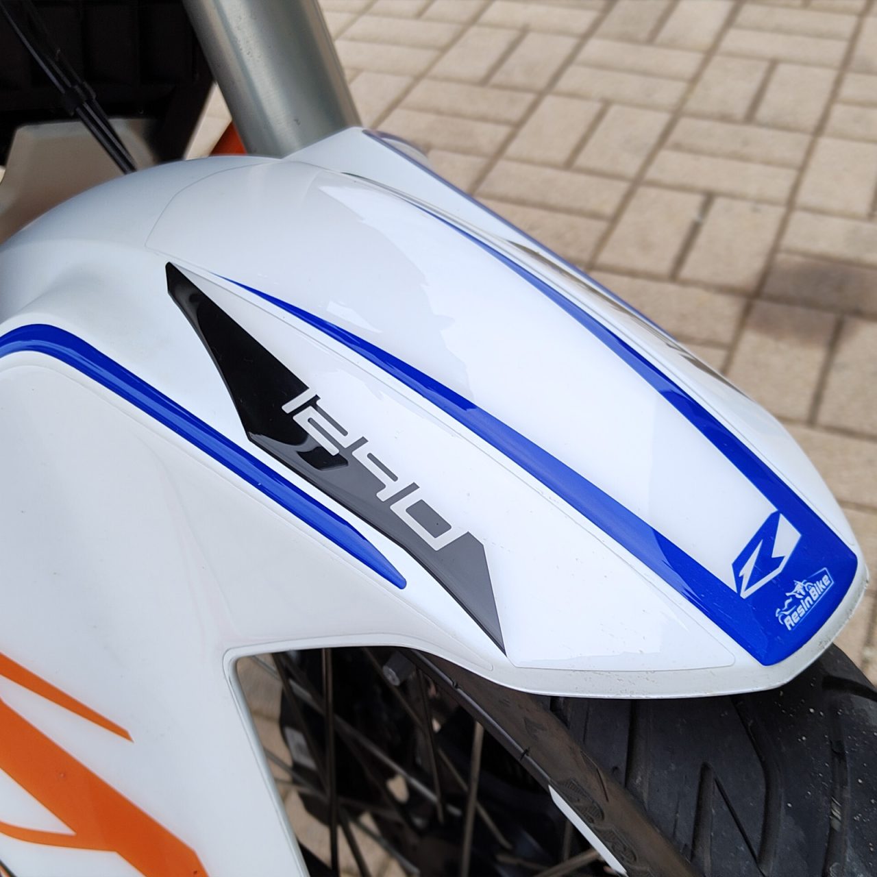 Aufkleber 3D Kompatibel mit KTM 1290 Super Adventure R 2021 Kotflügel