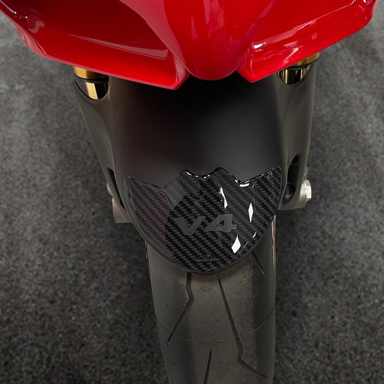 Stickers 3D compatible with Ducati Multistrada V4 2021-2023 Fender