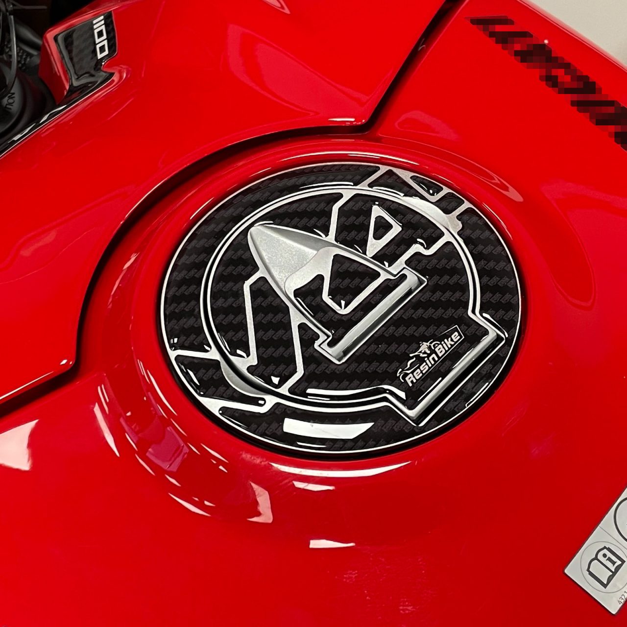 Motorcycle Stickers 3D compatible with Ducati Panigale V4-V4s 2018-2023 Tank Cap