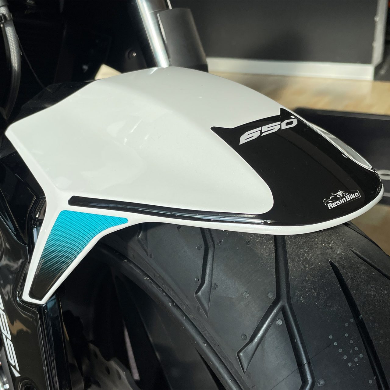 Adesivi 3D compatibili con CFMOTO 650 NK 2022 Protezione Parafango