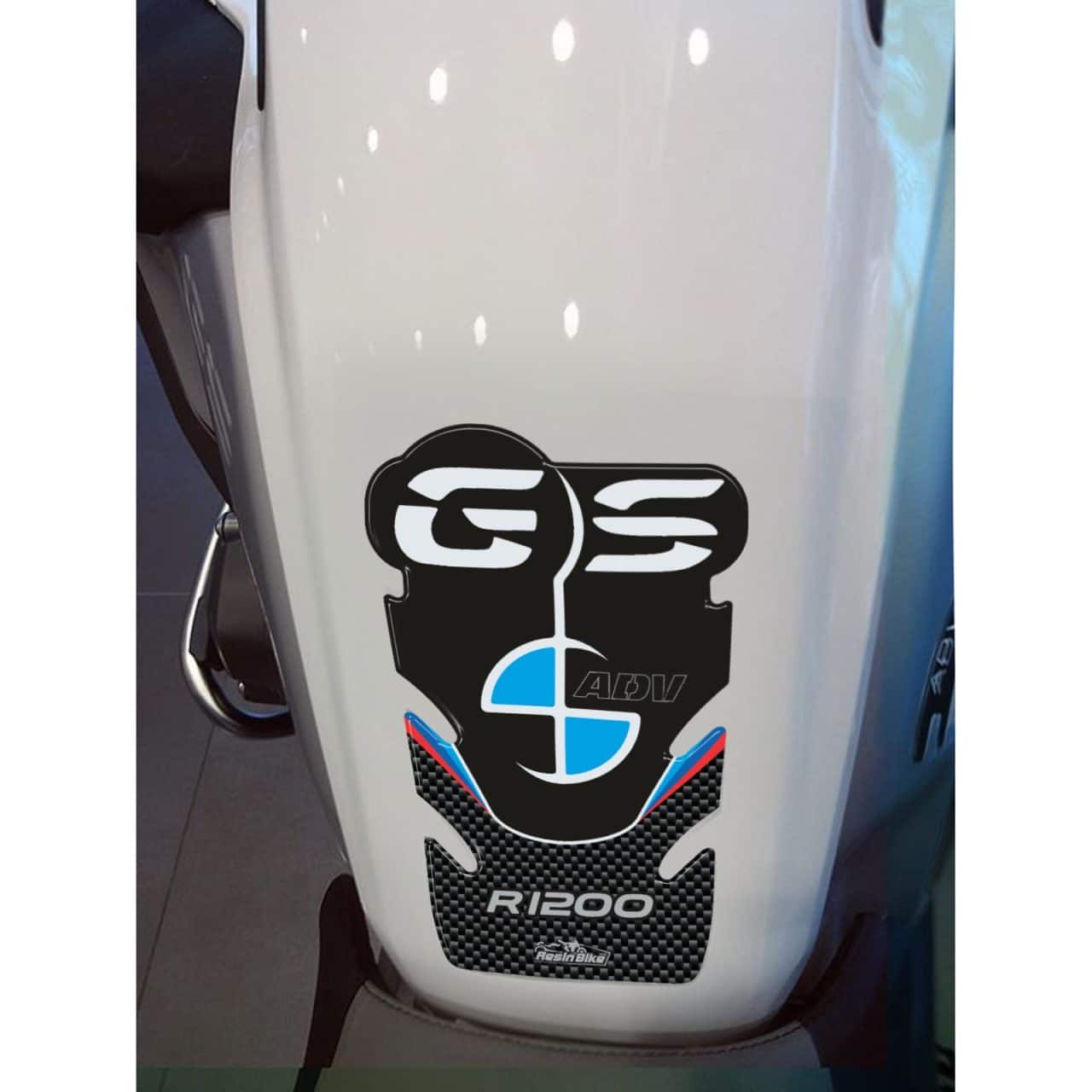 Motorcycle Stickers 3D compatible with Bmw R 1200 GS 2004-2012 Tank Pad