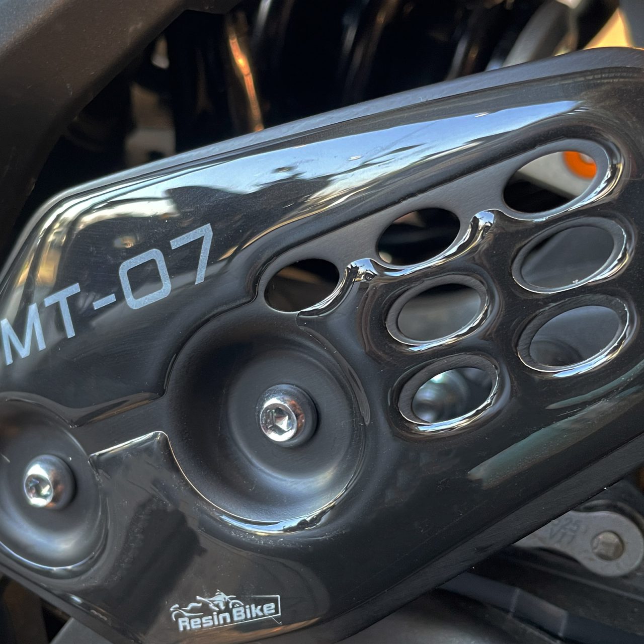 Adhesivos 3D de Moto compatibles con Yamaha Mt-07 2021-2024 Protector de Talón - Imagen 5