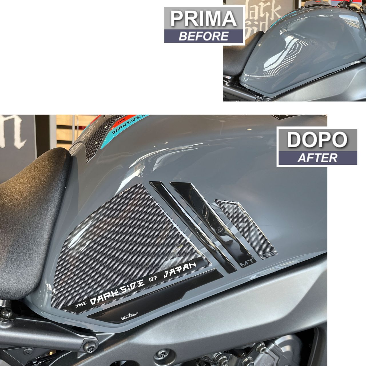 Autocollant Moto compatibles avec Yamaha Mt-09 2021-2023 Latérales de Réservoir – Image 3