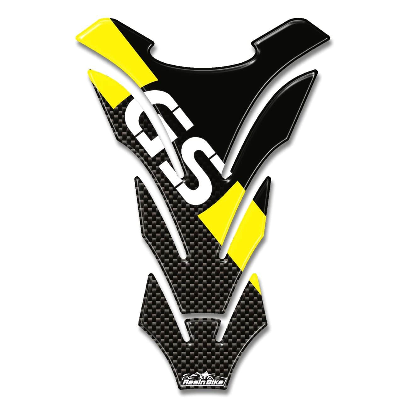 Paraserbatoio Adesivi Moto 3D compatibili con BMW R 1200 GS Giallo