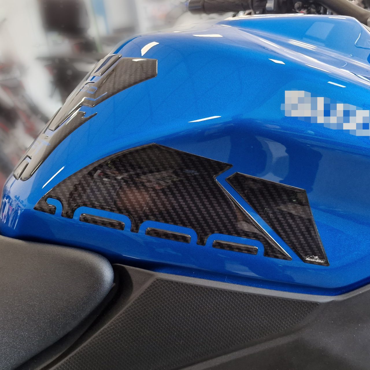 Adesivi 3D compatibili con Suzuki Gsx-s 1000 GT 2022-2024 Laterali Serbatoio