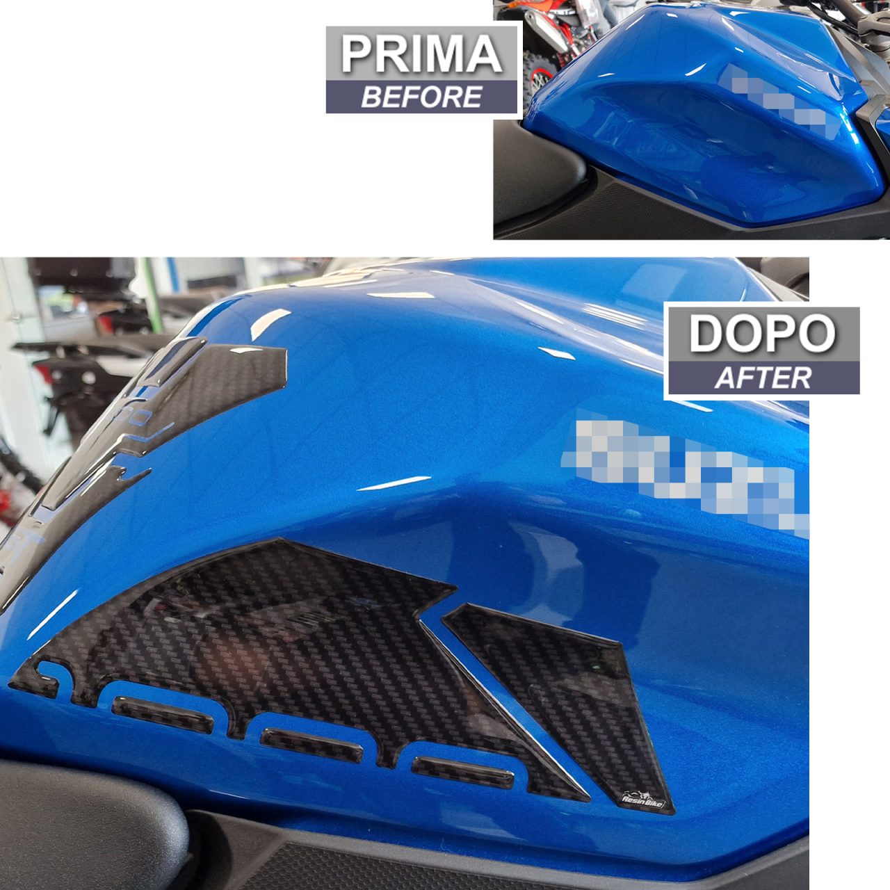 Autocollant compatibles avec Suzuki Gsx-s 1000 GT 2022-2024 Latérales Réservoir – Image 3