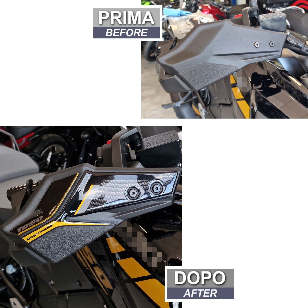 Adhesivos 3D compatibles con Suzuki V-strom 1050 XT 2020-2023 Oro Paramanos - Imagen 3