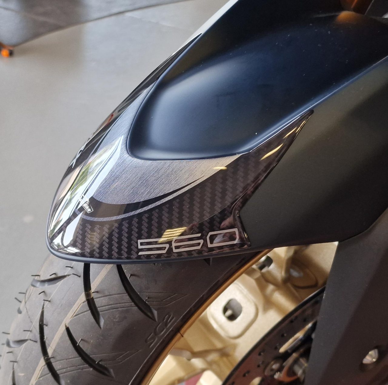 Adhesivos 3D Scooter compatibles con Yamaha T-MAX 560 2022 Guardabarros - Imagen 5