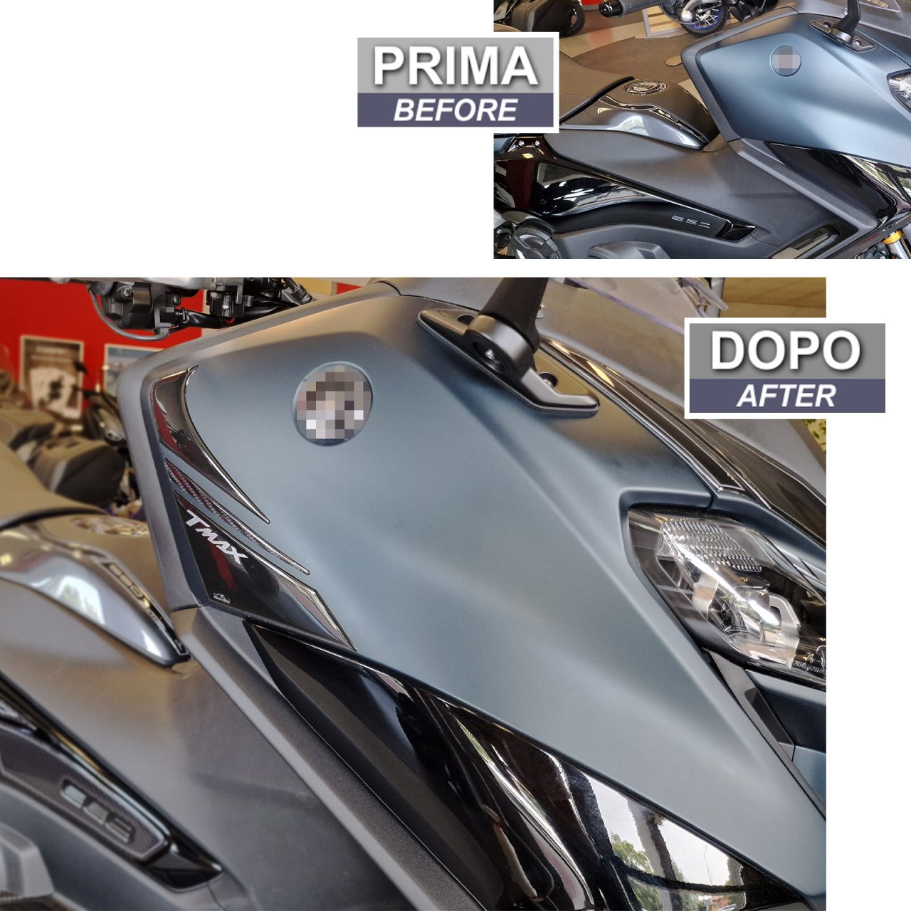 Adhesivos 3D compatibles con Yamaha T-MAX 560 2022 Protección de Esquinas - Imagen 3