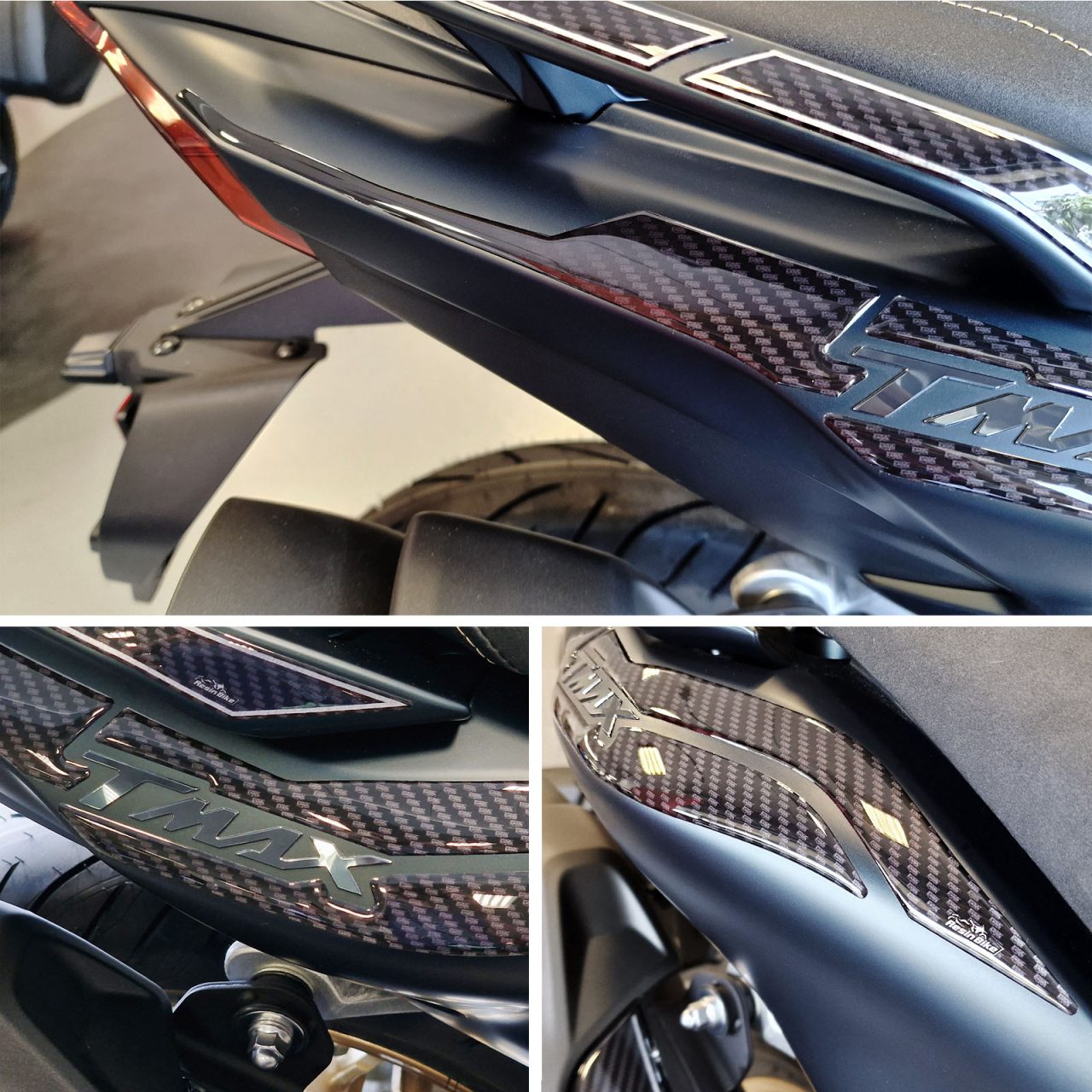 Adesivi 3D compatibili con Yamaha T-MAX 560 2022 Protezione Sottosella - immagine 4