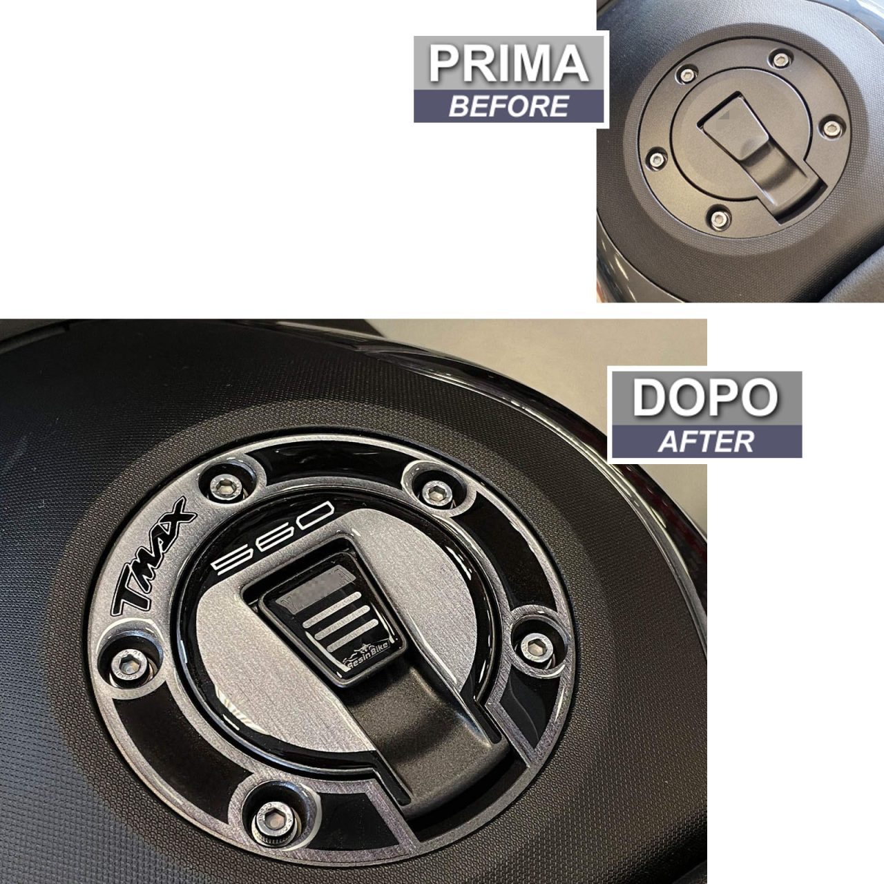 Scooter Stickers 3D compatible with Yamaha T-MAX 560 2022 Tank Cap - Image 3