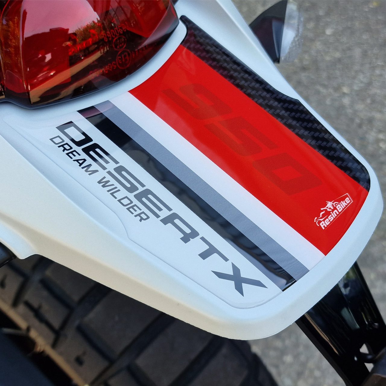 Autocollant Moto 3D compatibles avec Ducati DesertX 2022 Dosseret – Image 4