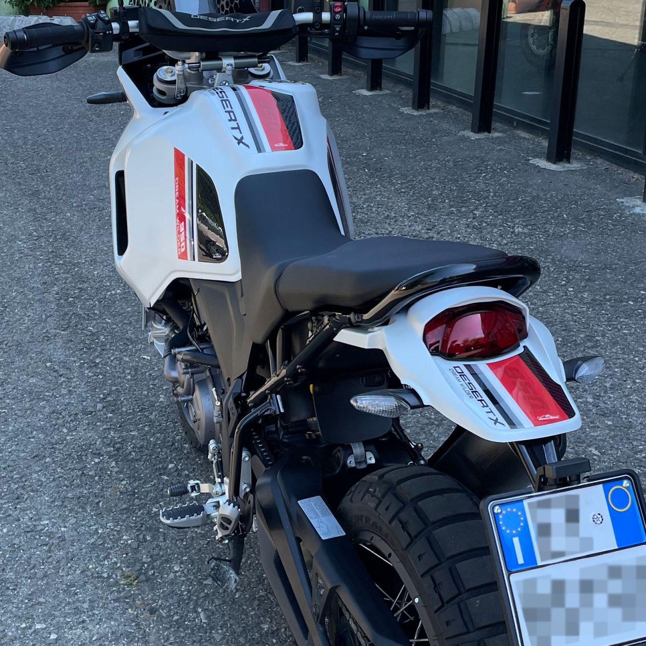 Aufkleber 3D Motorrad Kompatibel mit Ducati DesertX 2022 Heckverkleidung – Bild 5