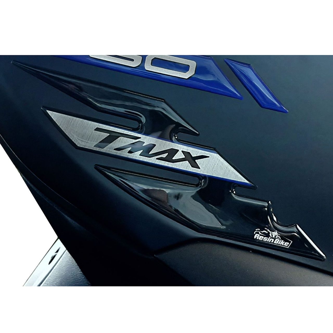 Adesivi 3D compatibili con Yamaha T-MAX 560 2020 Paraspigoli Blu - immagine 3