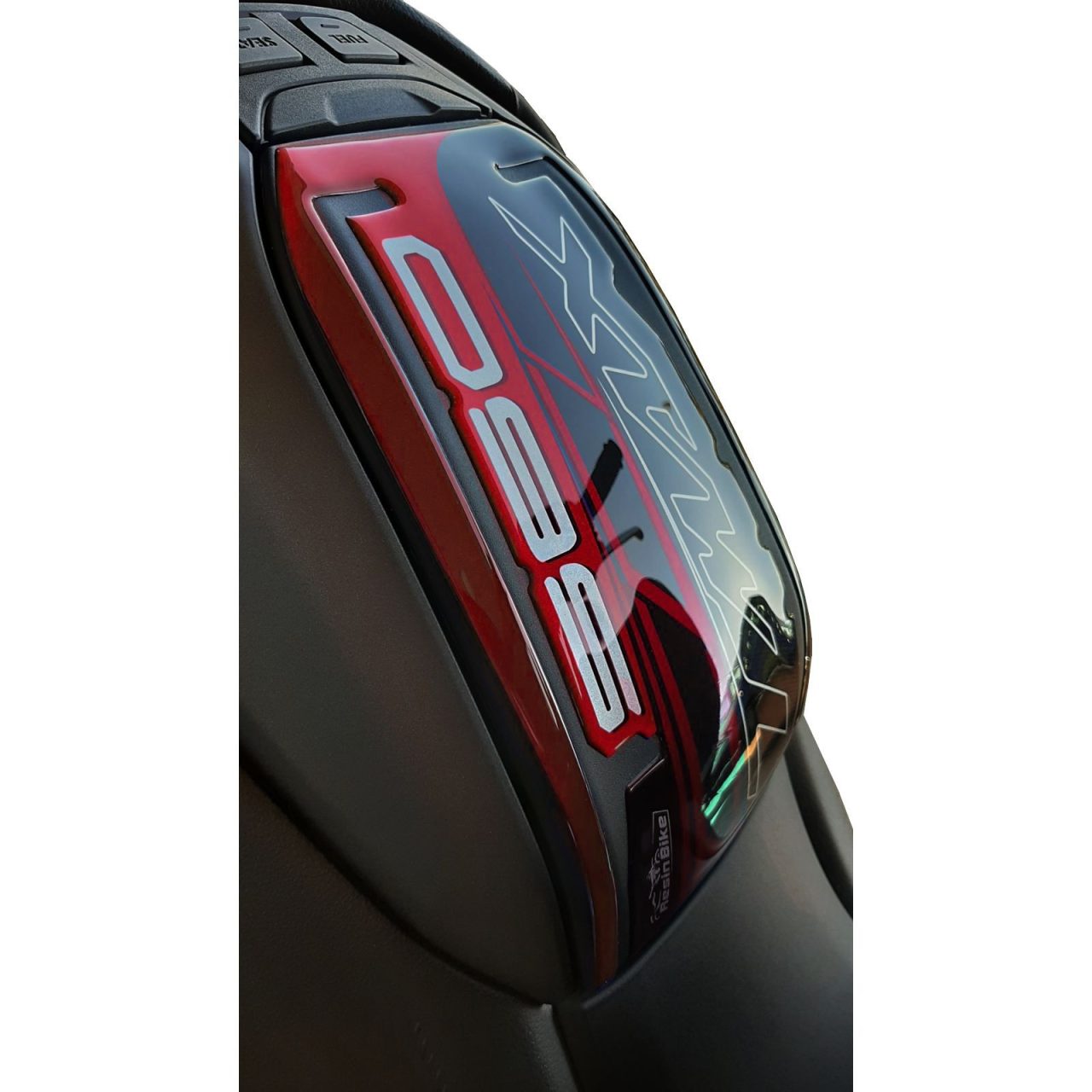 Adesivi 3D compatibili con Yamaha T-MAX 560 2020 Sportello Serbatoio Rosso - immagine 5