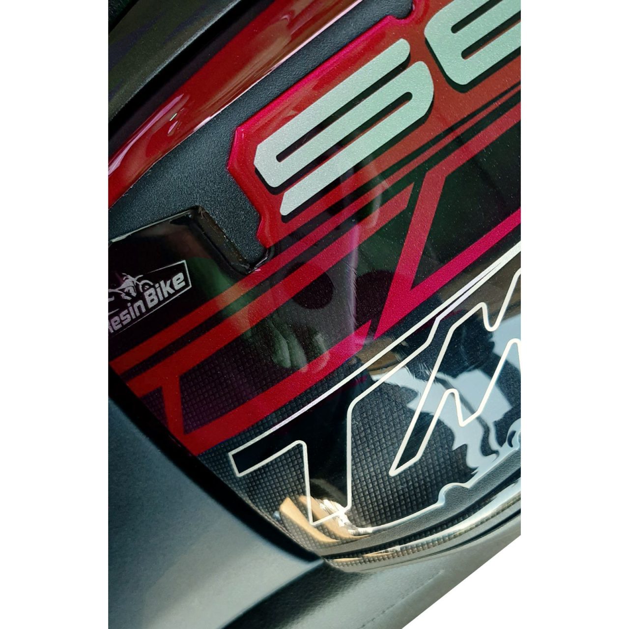 Scooter Stickers 3D compatible with Yamaha T-MAX 560 2020 Tank Cover Red - Image 4