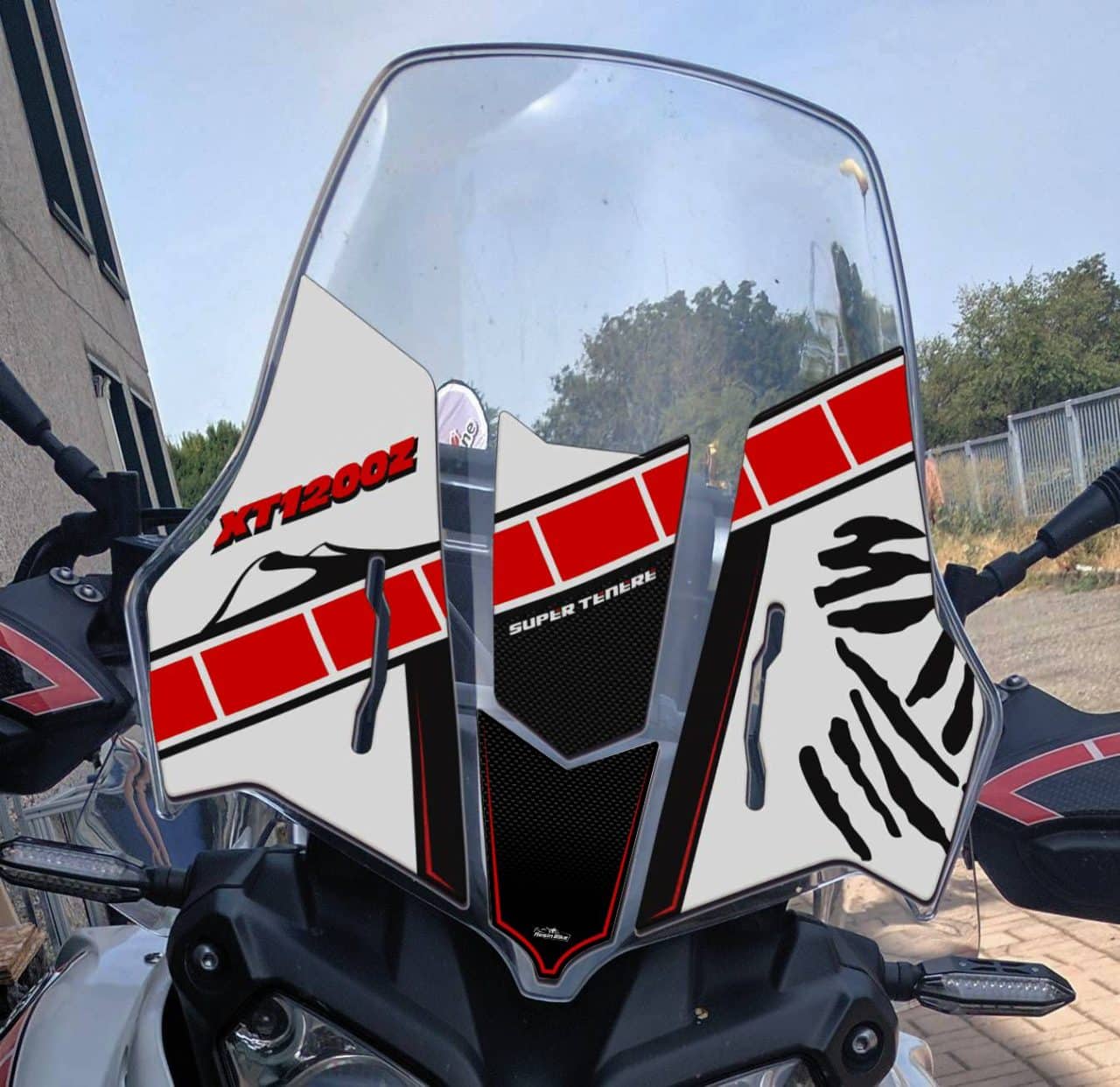 Aufkleber 3D Kompatibel mit Yamaha Super Tenere 2010-2014 Schutz Windschild GIVI – Bild 2