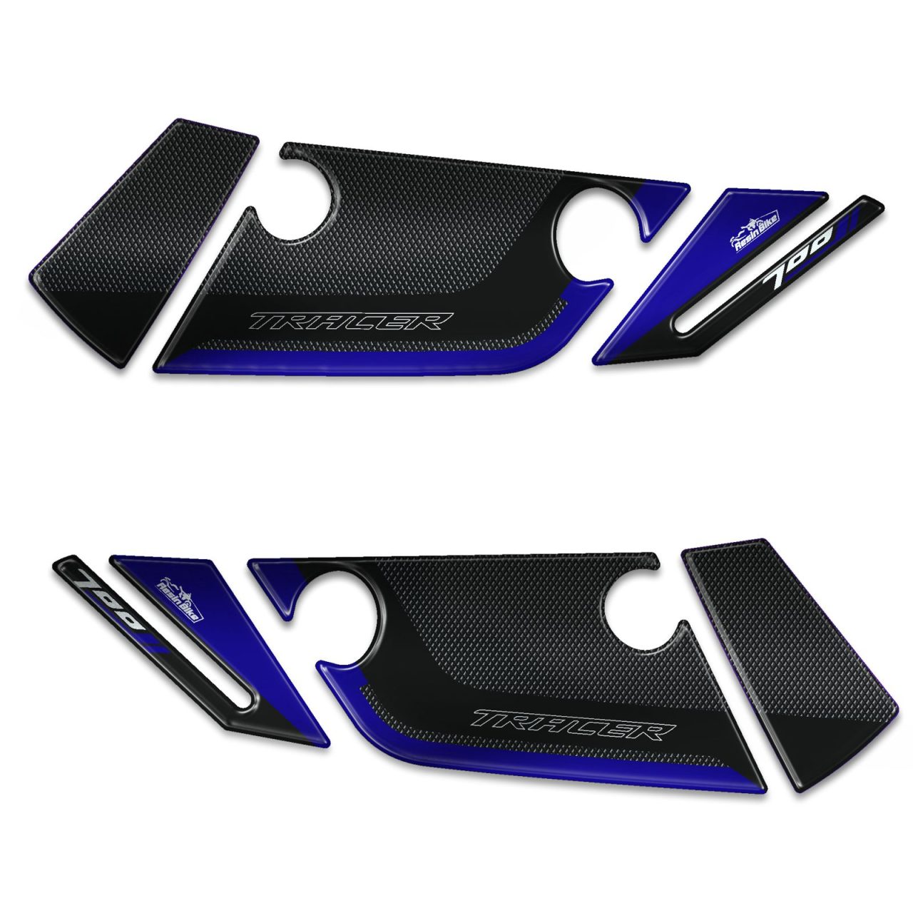 Kit Tank Full Motorcycle Stickers 3D compatible with Yamaha Tracer 700 2016-2020 Blue - Image 6