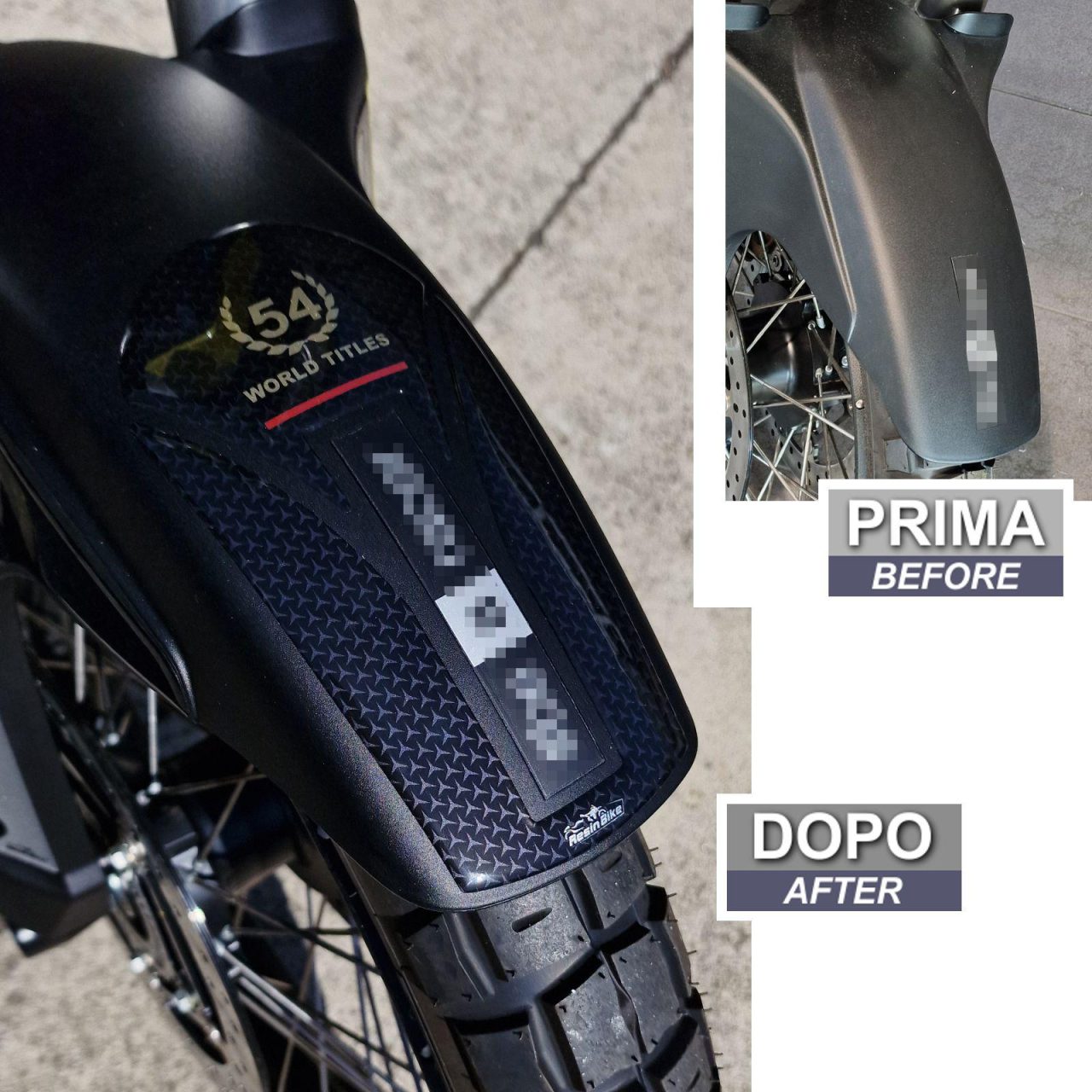 Adhesivos de Moto compatibles con Aprilia Tuareg 660 2022-2023 Guardabarros - Imagen 3