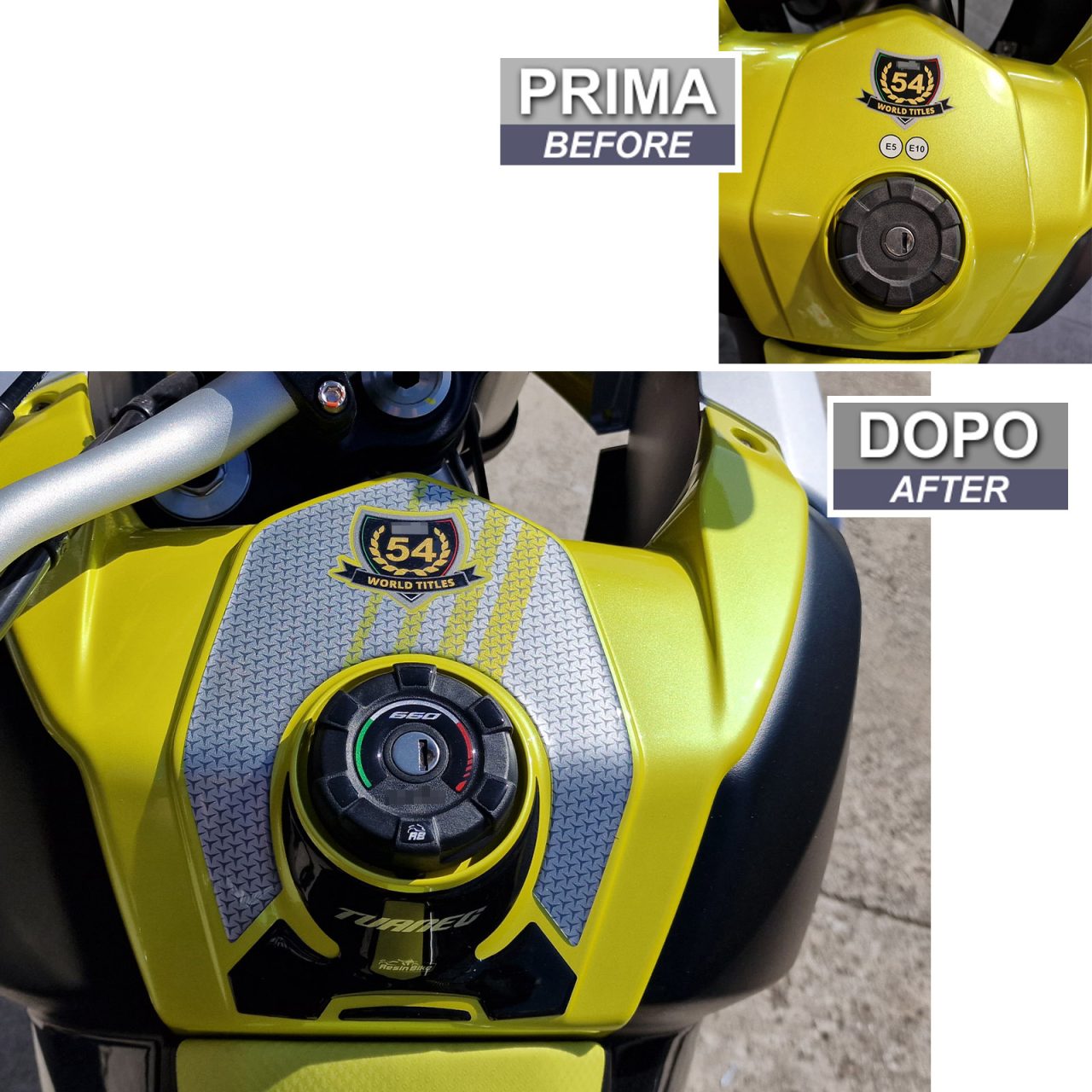 Pegatinas 3D Moto compatibles con Aprilia Tuareg 660 2022-2023 Tanque - Imagen 3