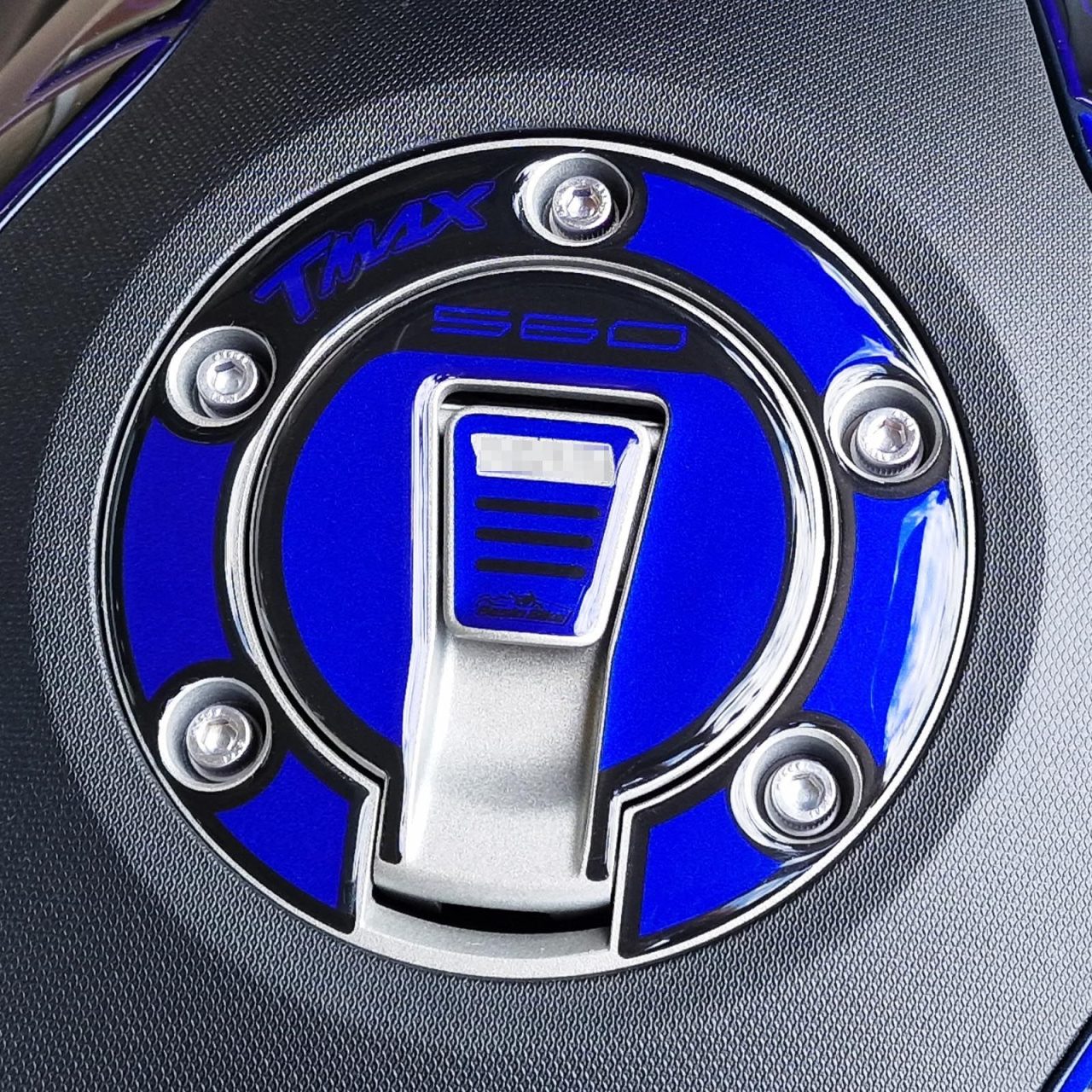 Scooter Stickers 3D compatible with Yamaha T-MAX 560 2022 Tank Cap Blue