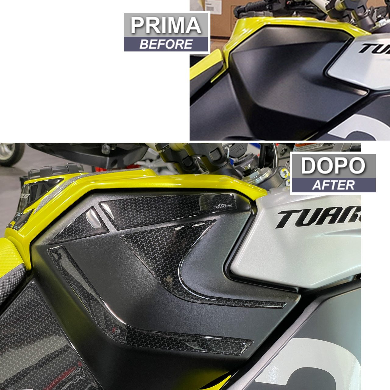 Aufkleber Kompatibel mit Aprilia Tuareg 660 2022-2023 Seitenschutz Protection – Bild 3