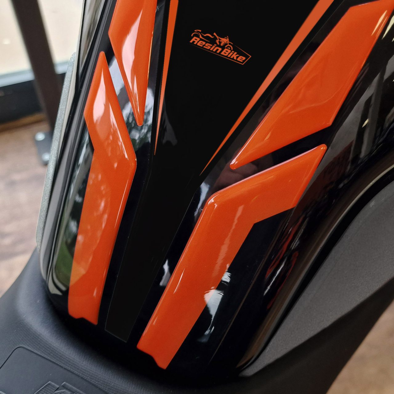 Paraserbatoio Adesivi 3D compatibili con KTM Duke 125 200 250 390 2021-2023 - immagine 5