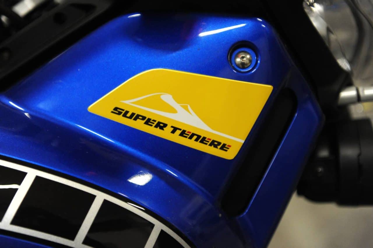 Adhesivos compatibles con Yamaha Super Tenere Protector Laterales Amarillo - Imagen 2