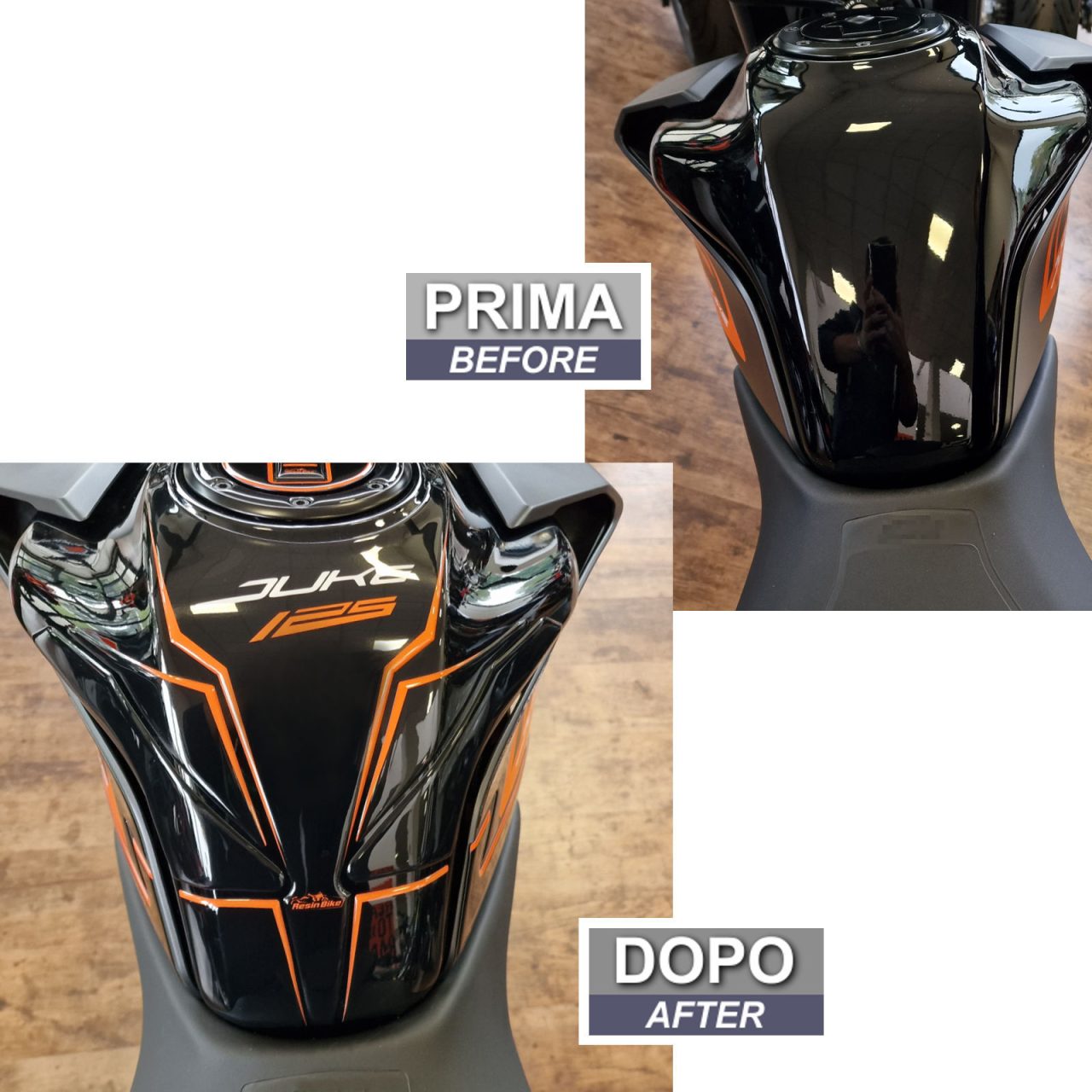 Pegatinas 3D Moto compatibles con KTM 125 Duke 2021-2023 Tanque Deposito - Imagen 3