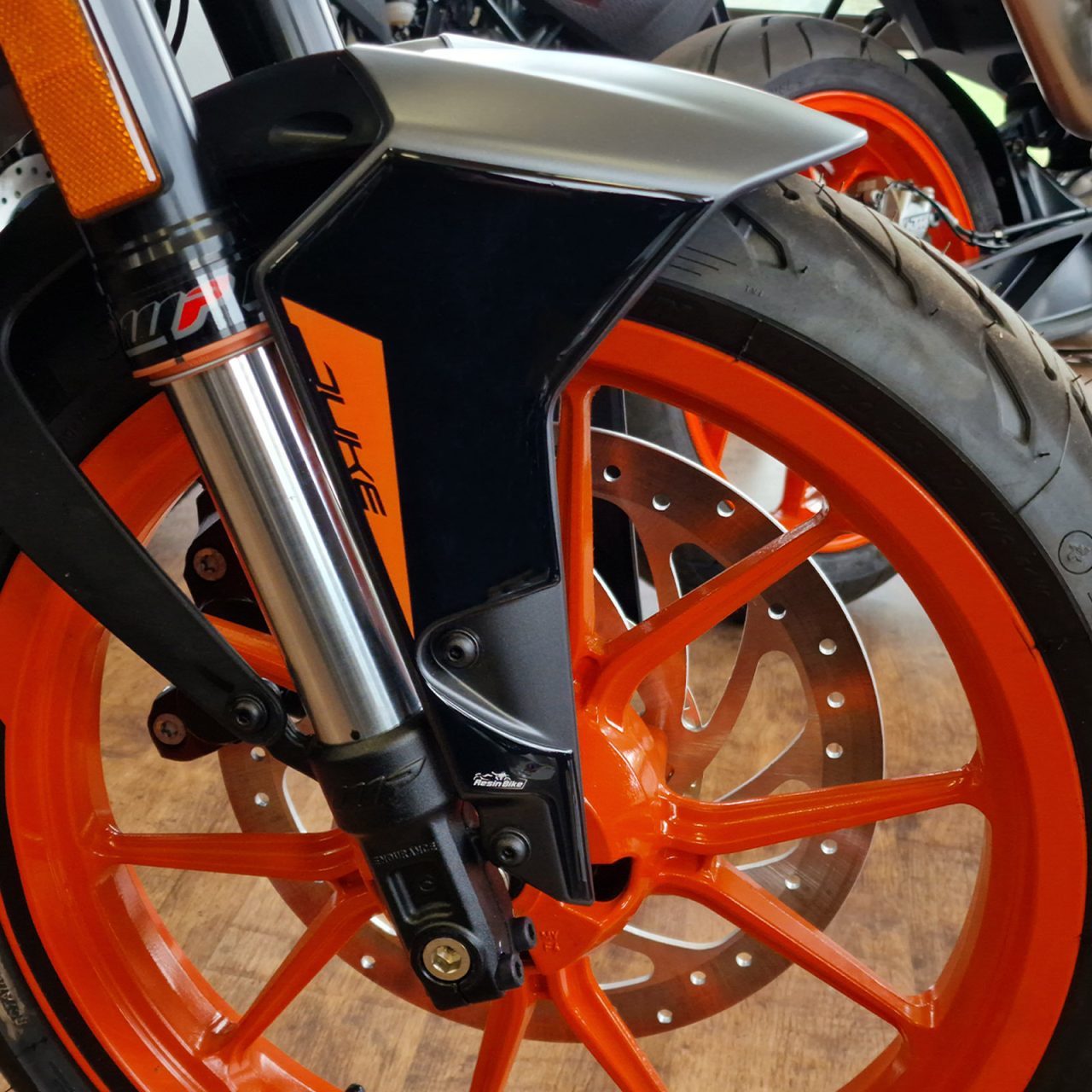 Aufkleber 3D Kompatibel mit KTM Duke 125 200 250 390 2021-2023 Kotflügelstützen