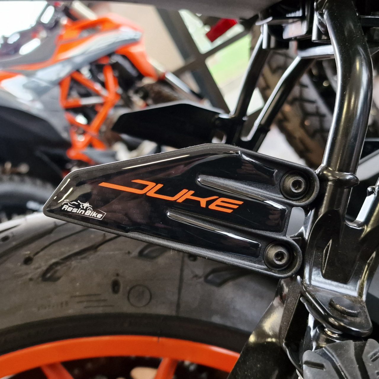 Stickers 3D compatible with KTM Duke 125 200 250 390 2021-2023 Heel Pad