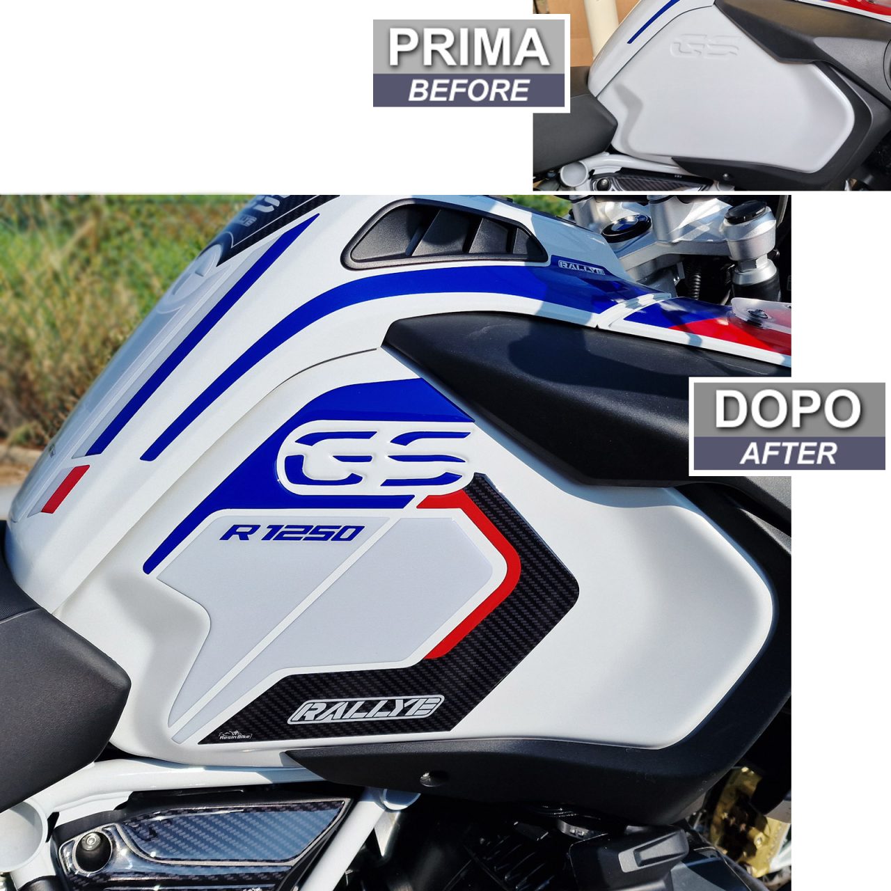 Autocollant compatibles avec Bmw GS 1250 Adventure Rallye 2021-2022 Latérales – Image 3