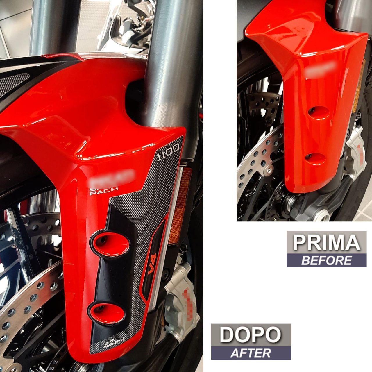 Adesivi 3D compatibili con Ducati Multistrada V4 2021-2023 Parasteli - immagine 3