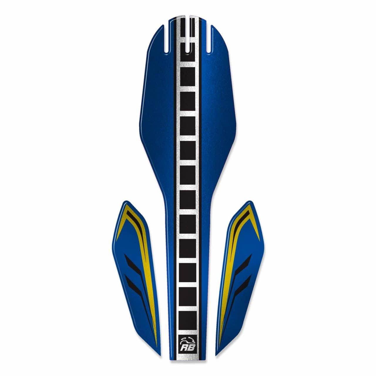 Stickers 3D compatible with Yamaha Super Tenere 2010-2020 Fender Blu-Yellow