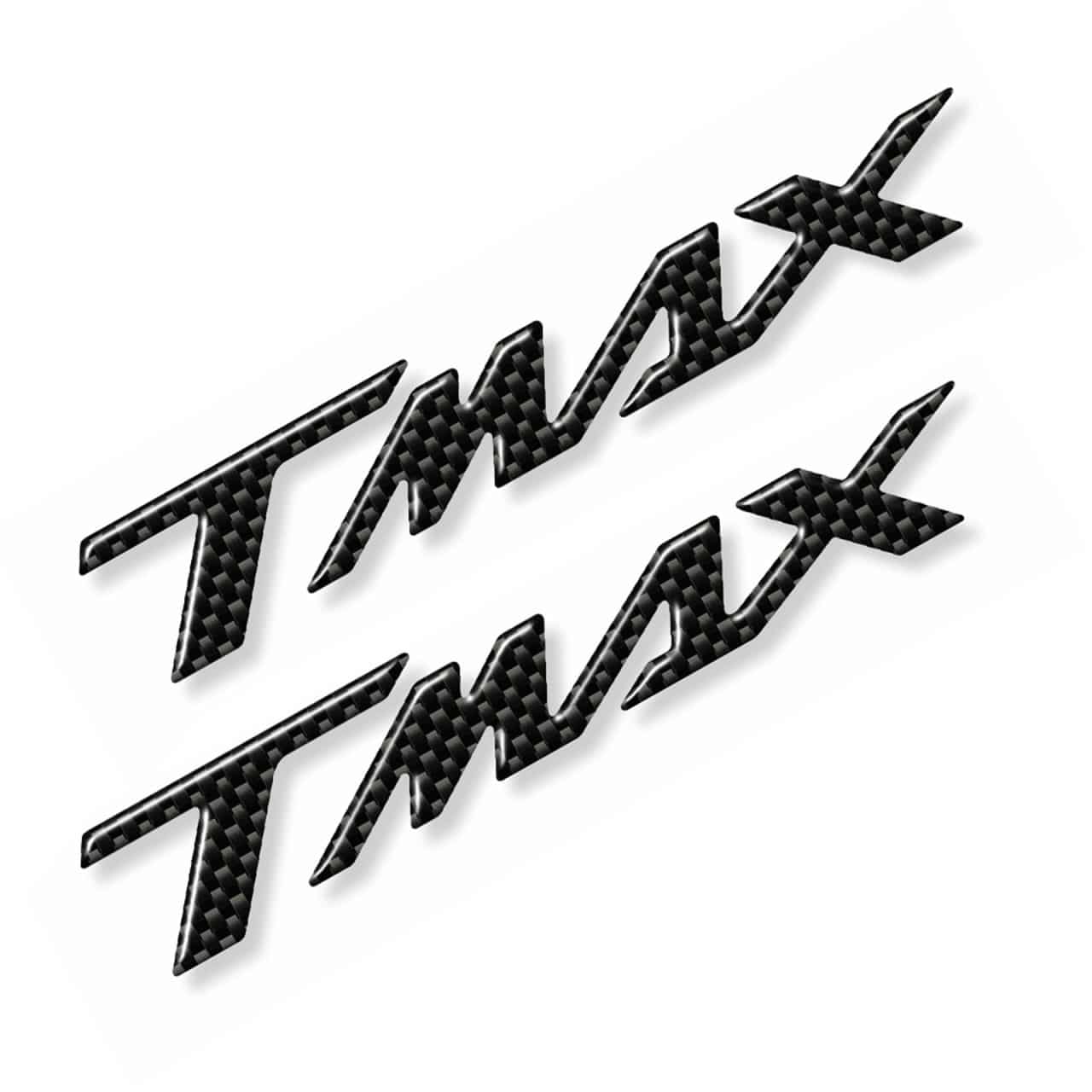 Stickers 3D compatible with Yamaha T-max 16x2.6 cm 3D Inscription Carbon