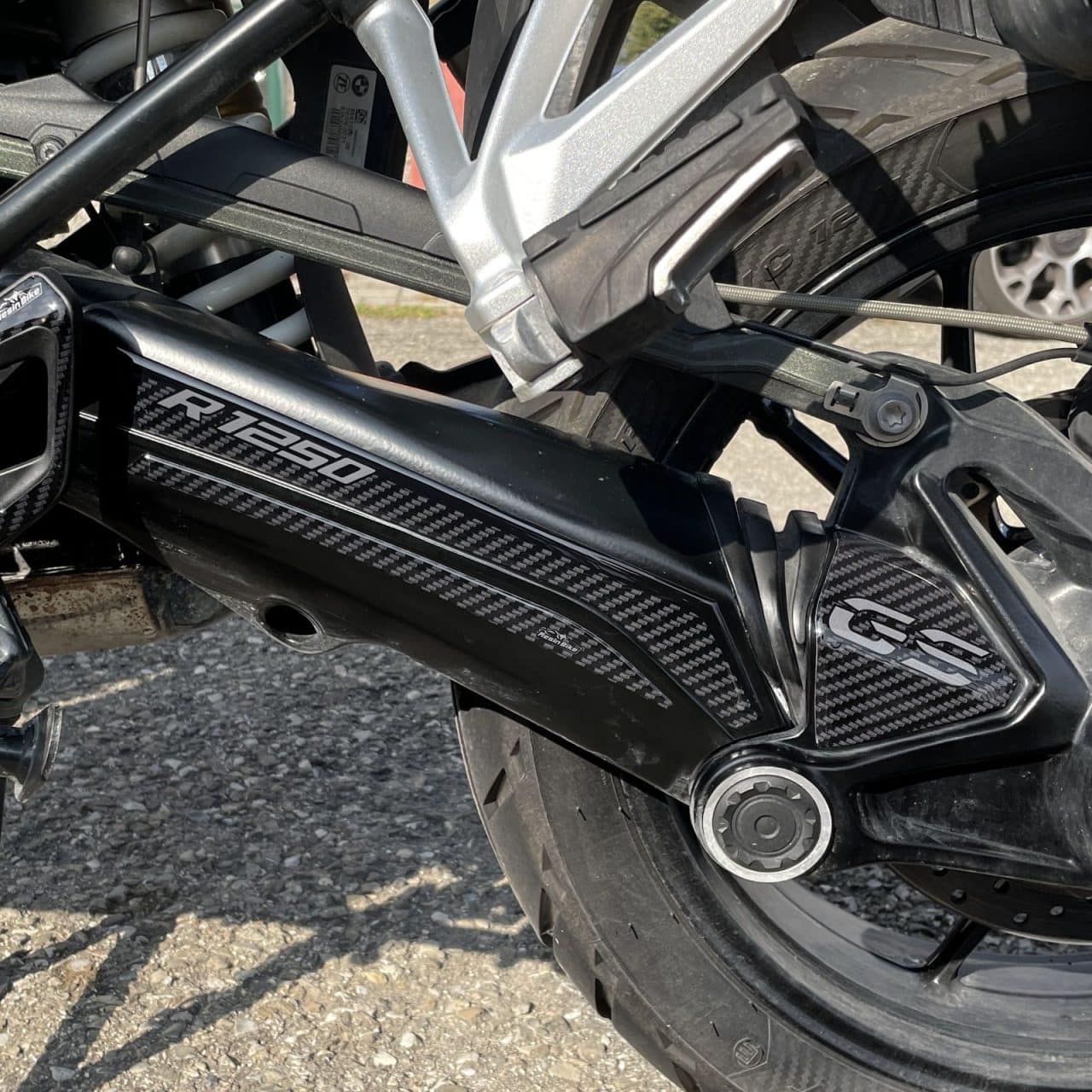 Adesivi 3D compatibili con BMW R 1250 GS - GS Adventure 2019-2023 Forcellone