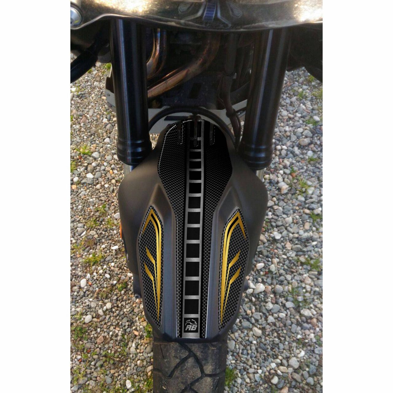 Autocollant Moto 3D compatibles avec Yamaha Super Tenere 2010-2020 Garde-Boue – Image 2